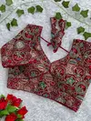 Shoya By Ruhi Embroidery Faux Georgette Wedding Blouse Wholesale Online